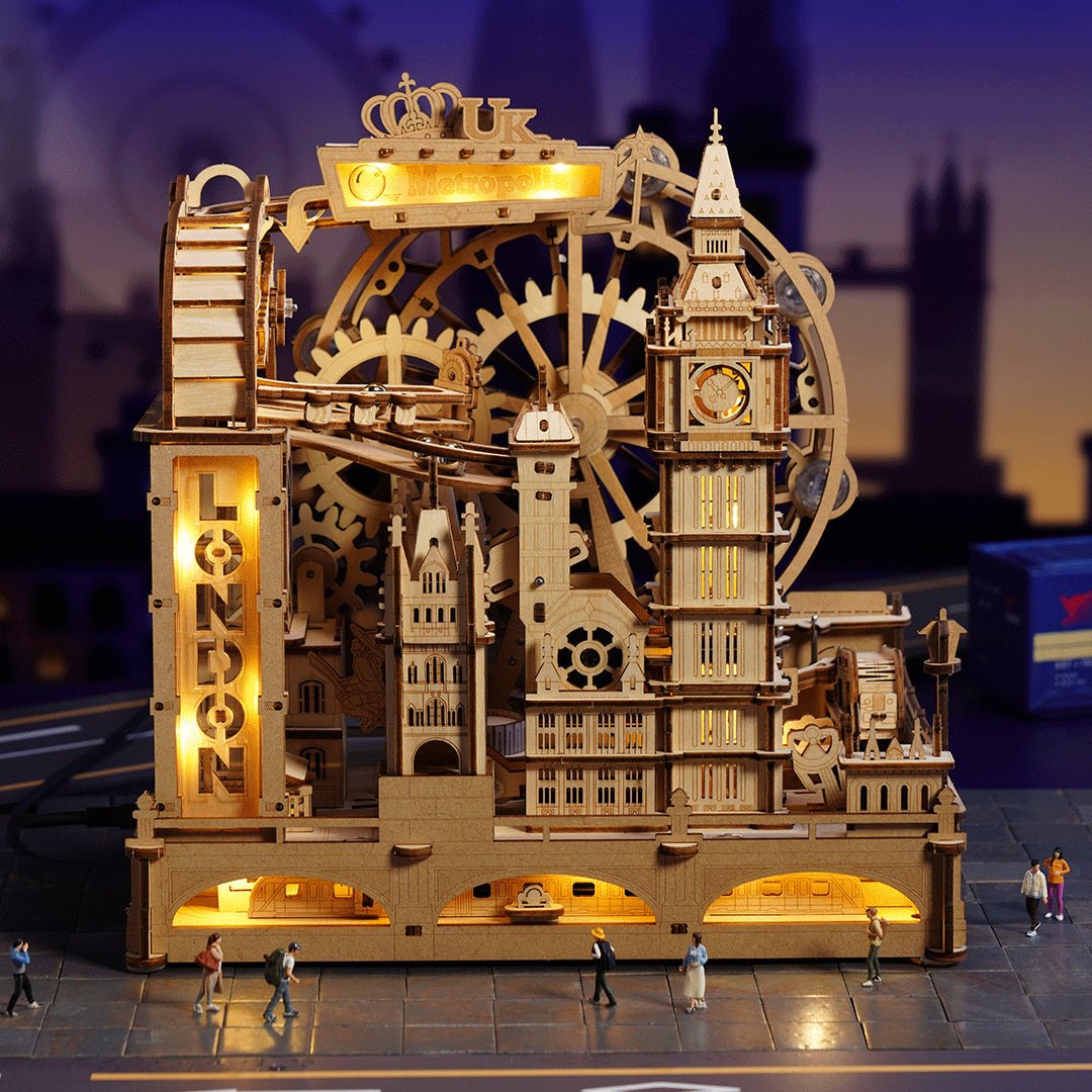 ROKR Marble Travel London EGB01 – Marble Run 3D Wooden Puzzle in Malta | LAB7