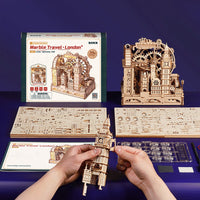 ROKR Marble Travel London EGB01 – Marble Run 3D Wooden Puzzle in Malta | LAB7