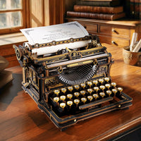 ROKR Mechanical Typewriter LK703B (Classic Version) – 3D Wooden Puzzle in Malta | LAB7