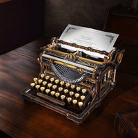 ROKR Mechanical Typewriter LK703B (Classic Version) – 3D Wooden Puzzle in Malta | LAB7