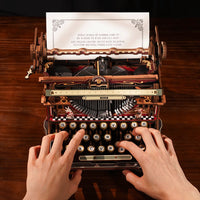 ROKR Mechanical Typewriter LK703C (Magic Version) – Wooden 3D Puzzle in Malta | LAB7