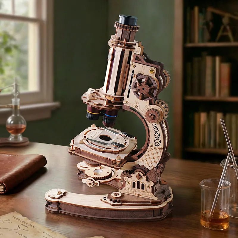 ROKR Microscope 3D Wooden Puzzle ST005 in Malta | LAB7