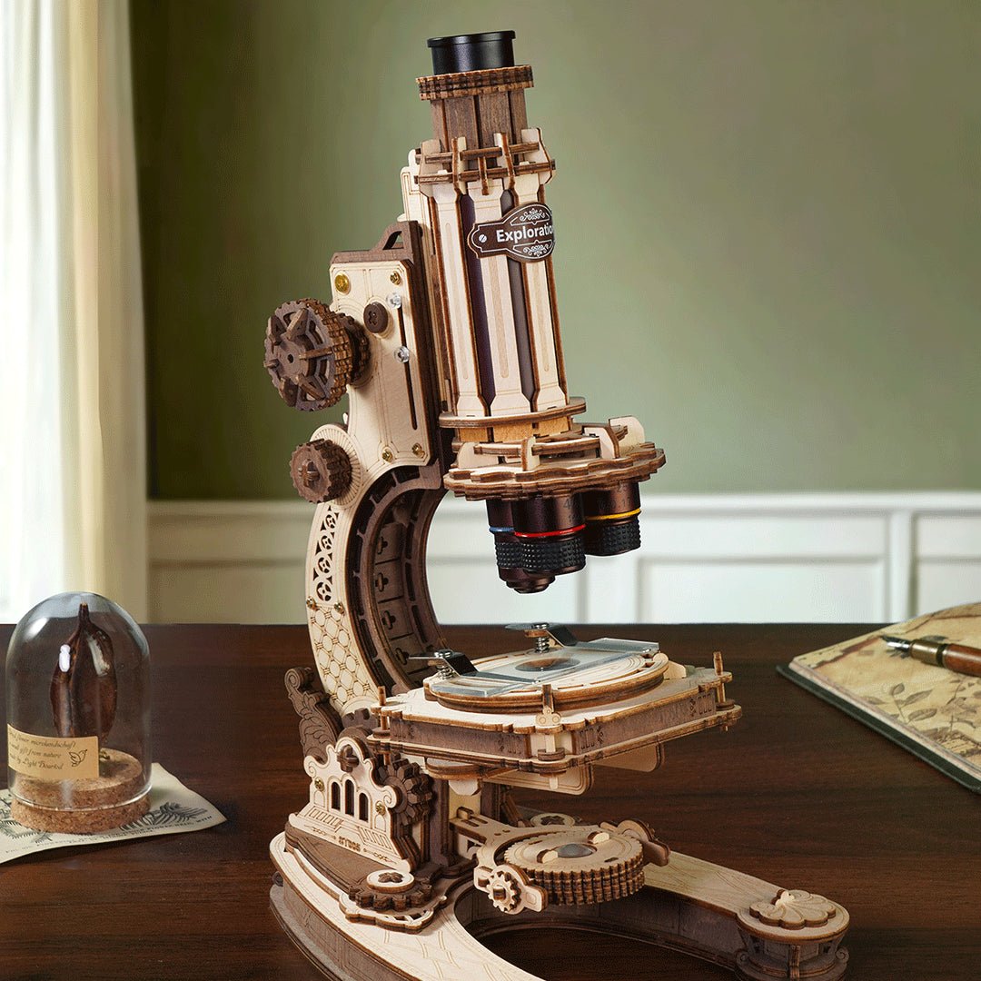 ROKR Microscope 3D Wooden Puzzle ST005 in Malta | LAB7