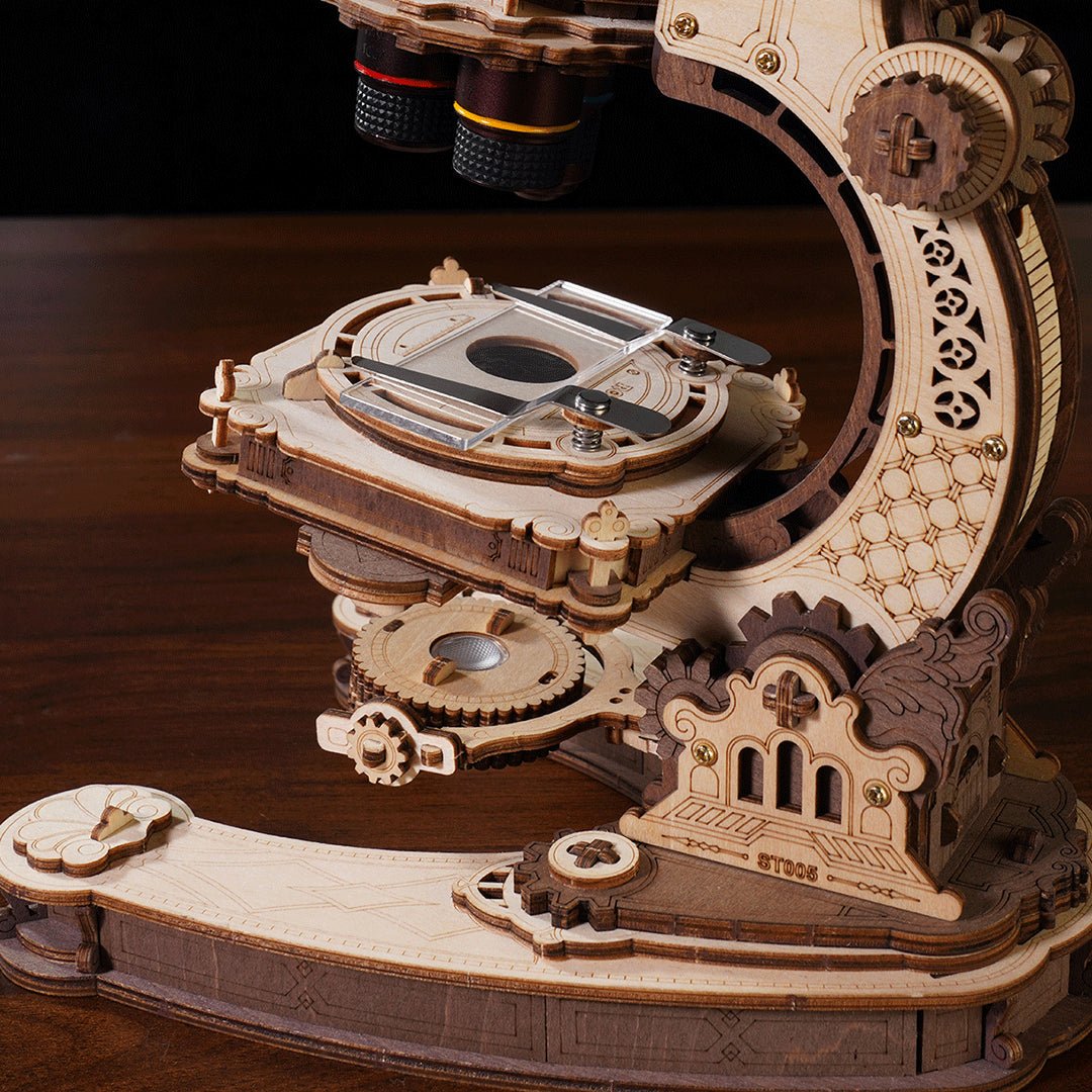 ROKR Microscope 3D Wooden Puzzle ST005 in Malta | LAB7