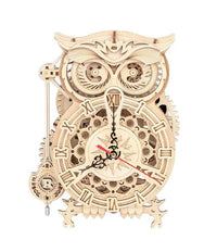 ROKR 3D Wooden Puzzle Owl Clock Mechanical Gears LK503 by LAB7 Malta, Europe