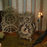 ROKR 3D Wooden Puzzle Owl Clock Mechanical Gears LK503 by LAB7 Malta, Europe