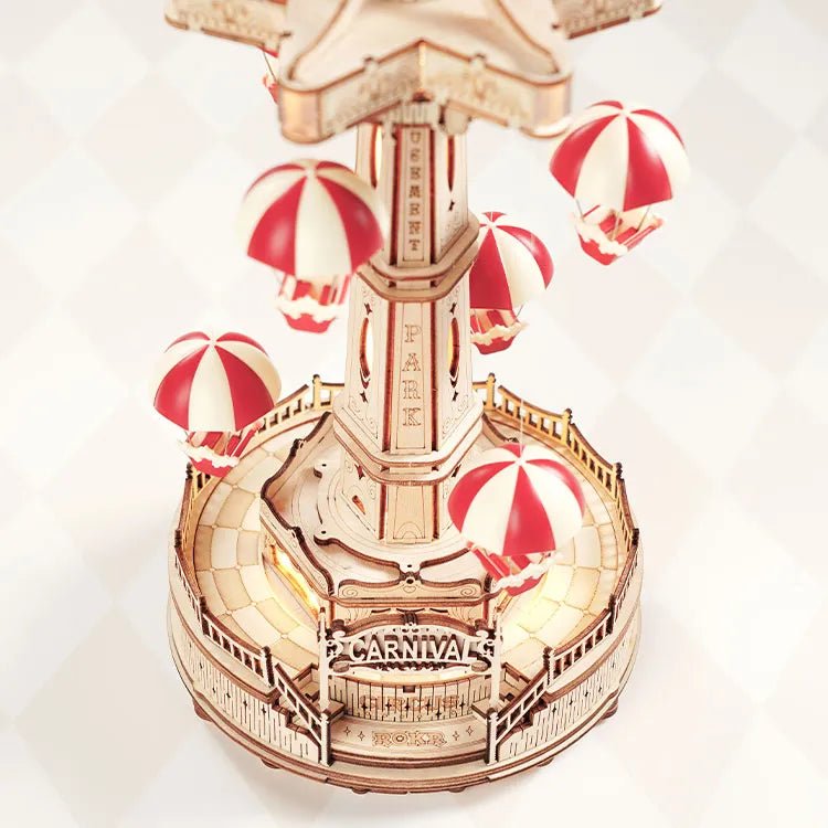 ROKR 3D Wooden Puzzle Parachute Tower EA01 by LAB7 Malta, Europe