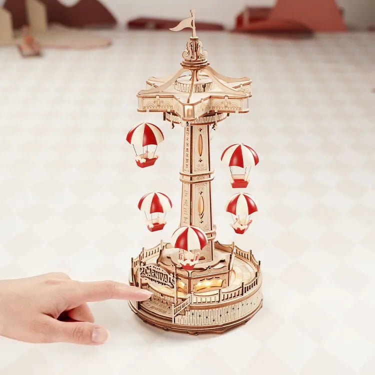 ROKR 3D Wooden Puzzle Parachute Tower EA01 by LAB7 Malta, Europe