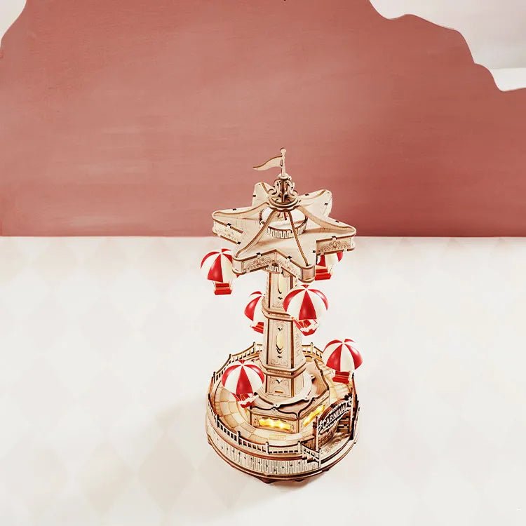 ROKR 3D Wooden Puzzle Parachute Tower EA01 by LAB7 Malta, Europe