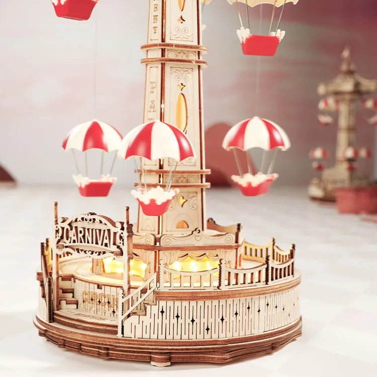 ROKR 3D Wooden Puzzle Parachute Tower EA01 by LAB7 Malta, Europe