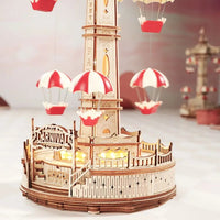 ROKR 3D Wooden Puzzle Parachute Tower EA01 by LAB7 Malta, Europe