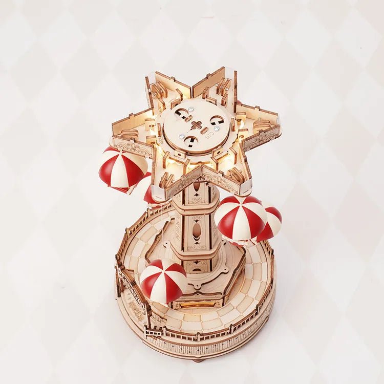 ROKR 3D Wooden Puzzle Parachute Tower EA01 by LAB7 Malta, Europe