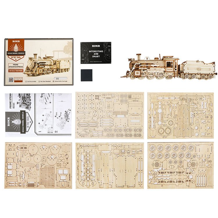 ROKR 3D Wooden Puzzle Prime Steam Express MC501 by LAB7 Malta, Europe