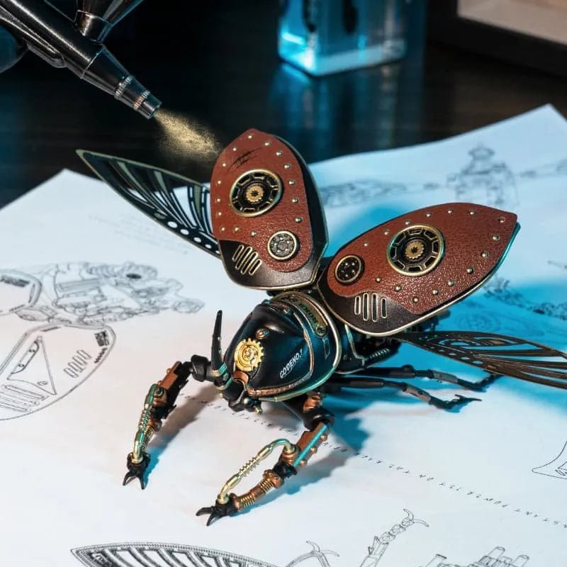 ROKR Rhinoceros Beetle MI01 3D Mechanical Puzzle – DIY Model Kit in Malta | LAB7