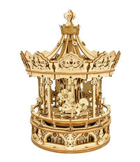 ROKR 3D Wooden Puzzle Romantic Carousel AMK62 by LAB7 Malta, Europe