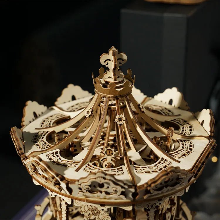 ROKR 3D Wooden Puzzle Romantic Carousel AMK62 by LAB7 Malta, Europe