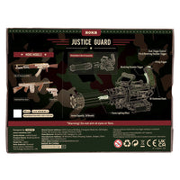ROKR Rotating-Barrel Machine Gun LQA01 – Mechanical 3D Wooden Puzzle & Rubber Band Shooter