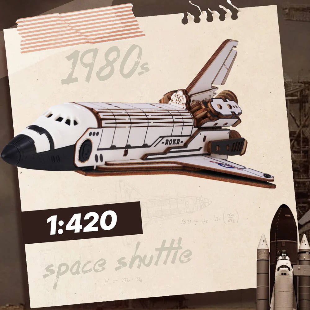 ROKR Space Shuttle LKA02 – Motorised 3D Puzzle with Light Effects in Malta | LAB7