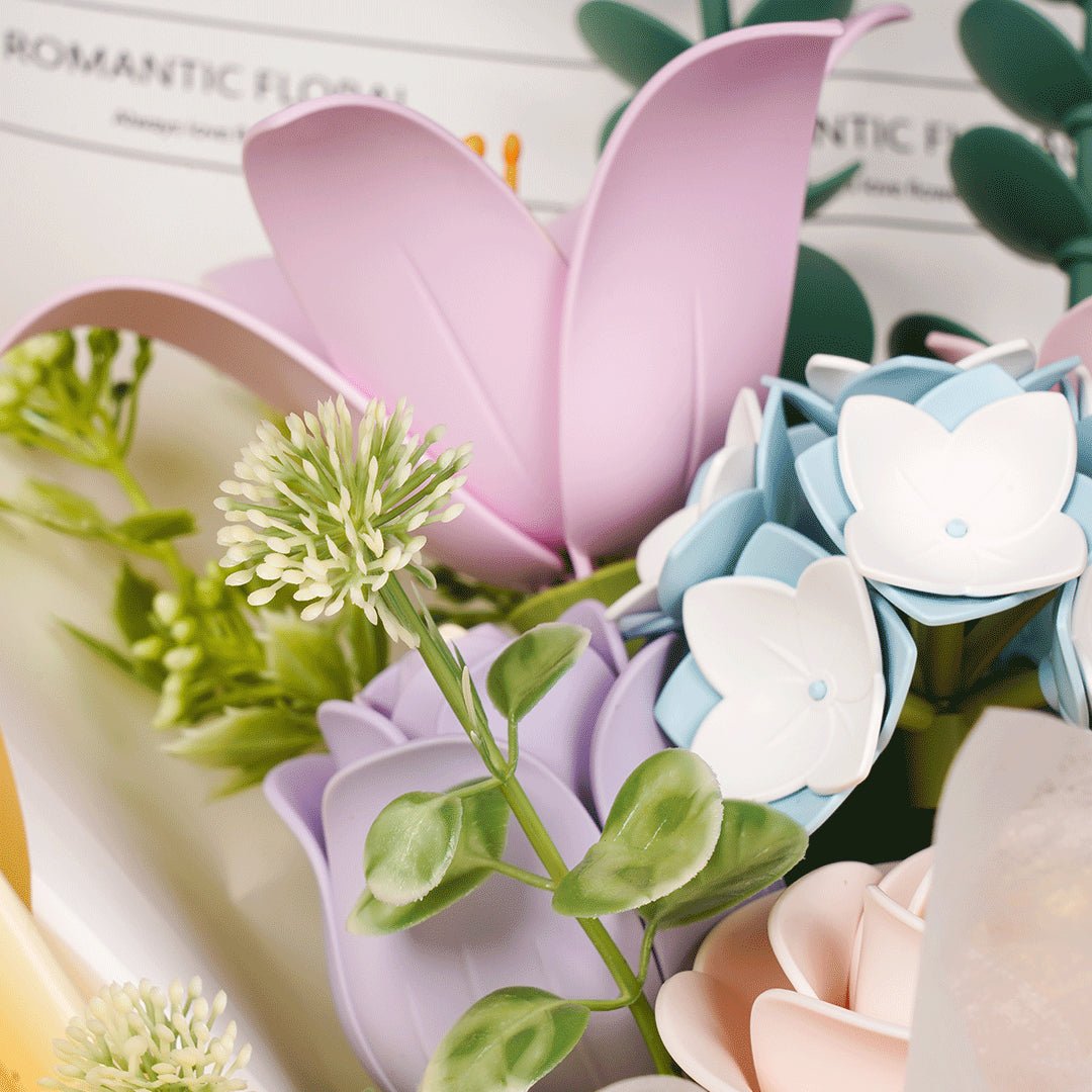 ROKR Spring Time Bouquet AF01J – DIY 3D Flower Puzzle & Decorative Floral Arrangement
