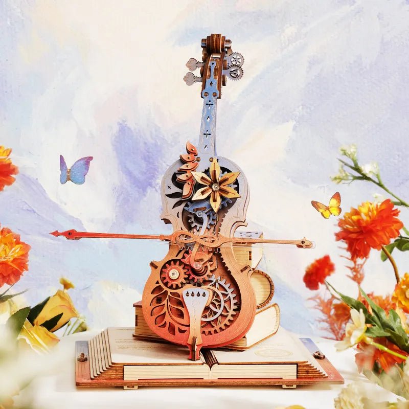 ROKR Symphony of Gorgeous Dreams AMK63M – Mechanical Cello Music Box in Malta | LAB7