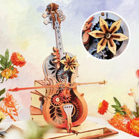 ROKR Symphony of Gorgeous Dreams AMK63M – Mechanical Cello Music Box