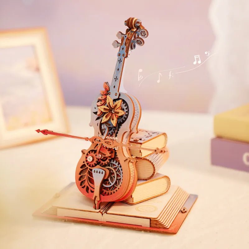 ROKR Symphony of Gorgeous Dreams – Mechanical Cello Music Box AMK63M by LAB7 Malta, Europe