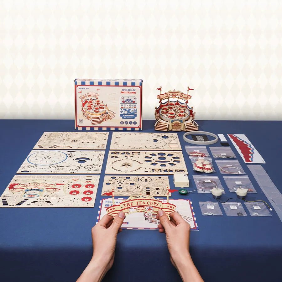 ROKR 3D Wooden Puzzle Tilt - A - Whirl DIY Music Box EA04 by LAB7 Malta, Europe