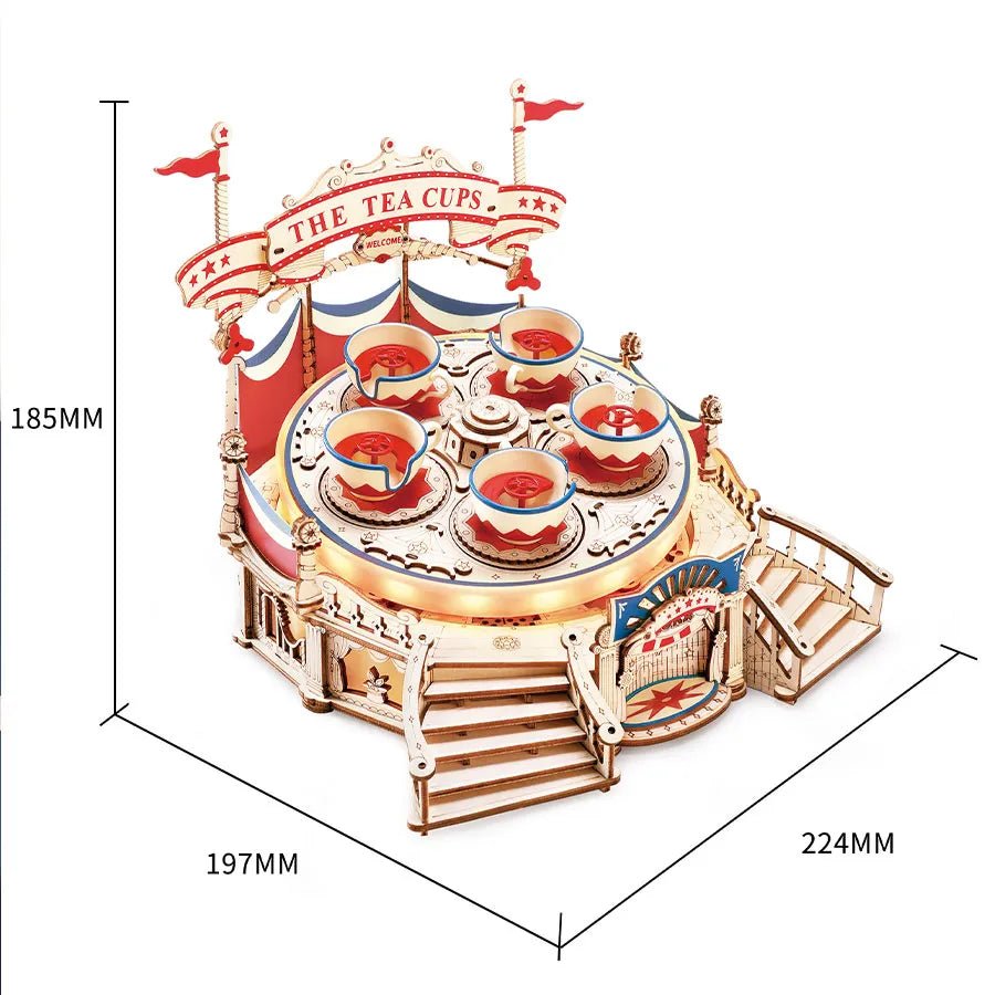 ROKR 3D Wooden Puzzle Tilt - A - Whirl DIY Music Box EA04 by LAB7 Malta, Europe