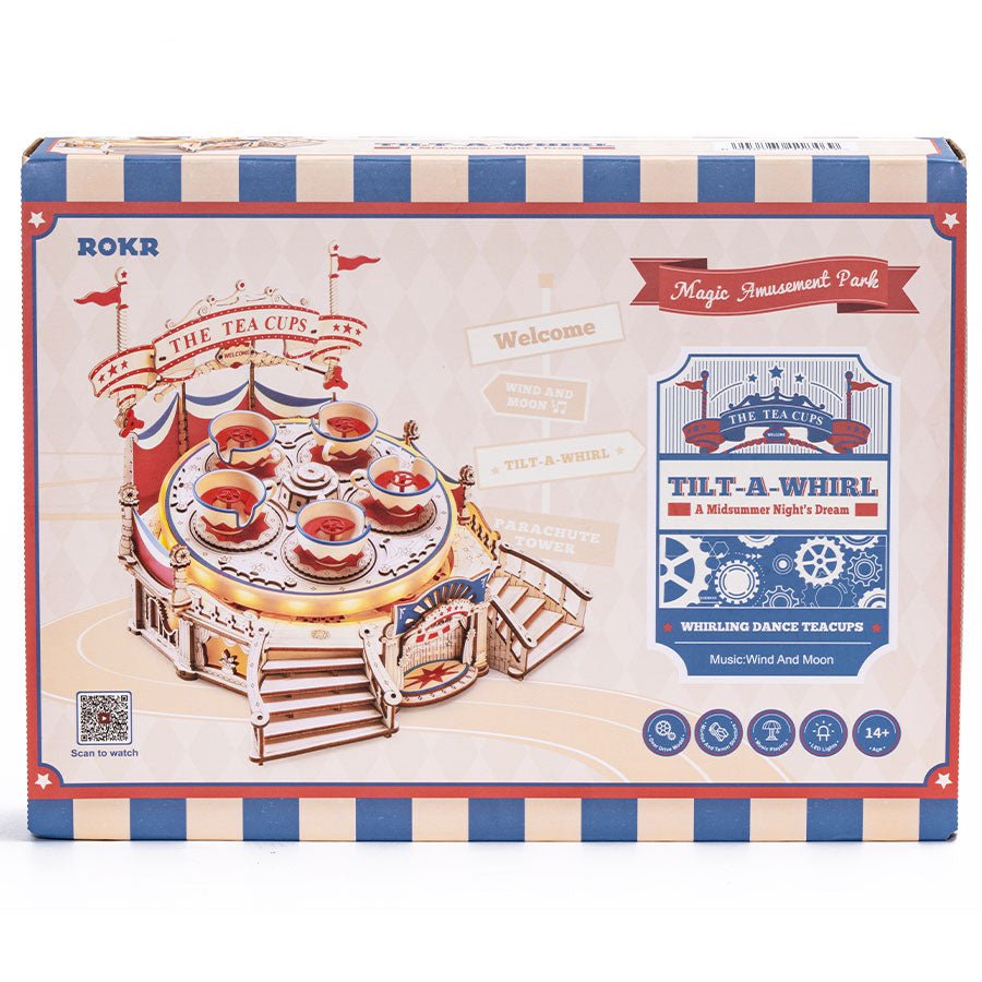 ROKR 3D Wooden Puzzle Tilt - A - Whirl DIY Music Box EA04 by LAB7 Malta, Europe