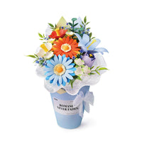ROKR Twilight Sky Bouquet AF03J – 73-Piece DIY 3D Flower Puzzle & Night Light