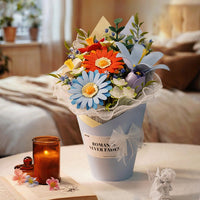 ROKR Twilight Sky Bouquet AF03J – 73-Piece DIY 3D Flower Puzzle & Night Light
