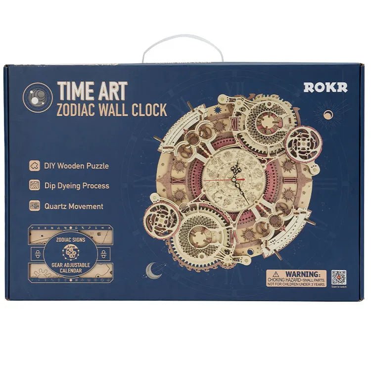 ROKR Zodiac Wall Clock 3D Wooden Puzzle LC601 in Malta | LAB7
