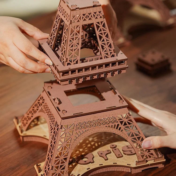 Rolife 3D Wooden Puzzle Night of the Eiffel Tower TGL01 in Malta | LAB7