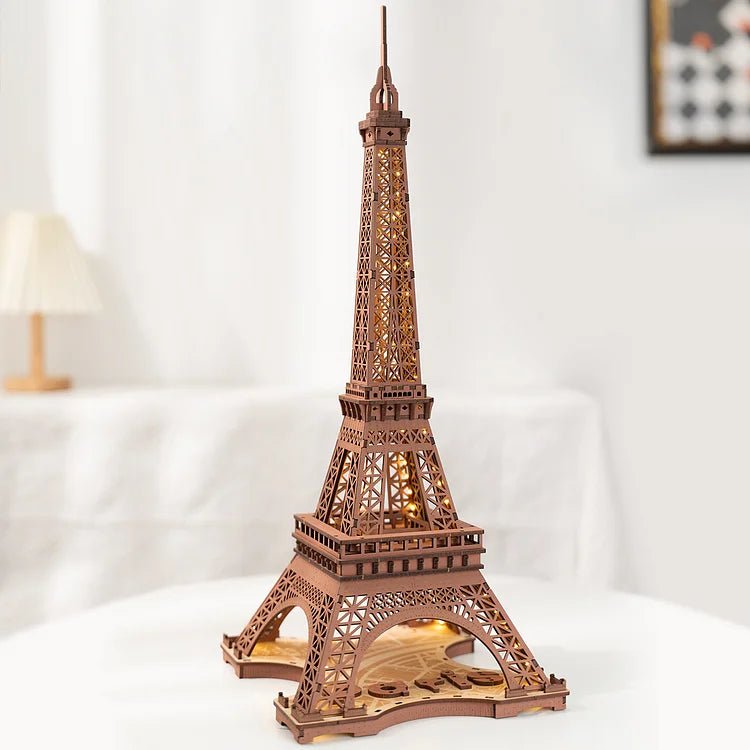 Rolife 3D Wooden Puzzle Night of the Eiffel Tower TGL01 in Malta | LAB7