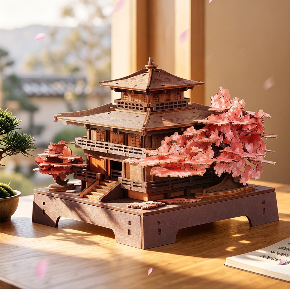 Rolife 3D Wooden Puzzle – Sakura Pavilion TGA07 in Malta | LAB7