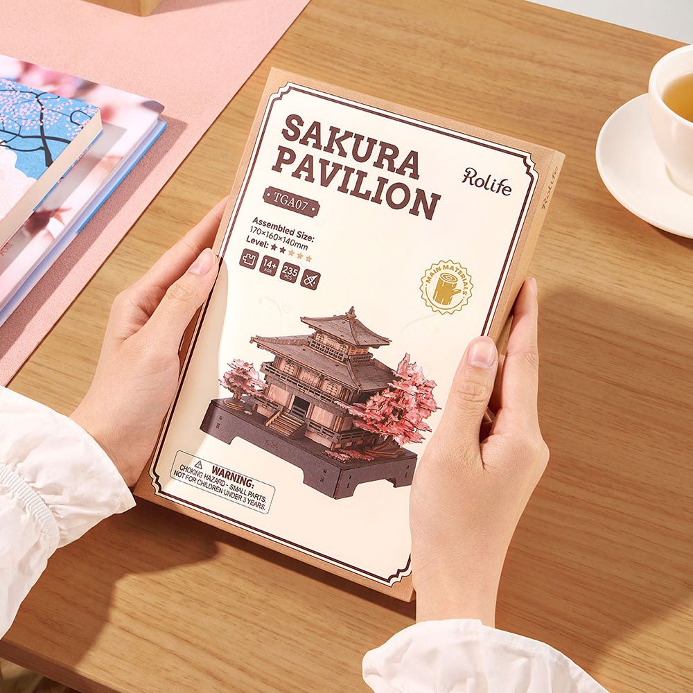 Rolife 3D Wooden Puzzle – Sakura Pavilion TGA07 in Malta | LAB7