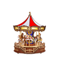 ROLIFE 3D Wooden Puzzles Music Box Classic Carousel by LAB7 Malta, Europe
