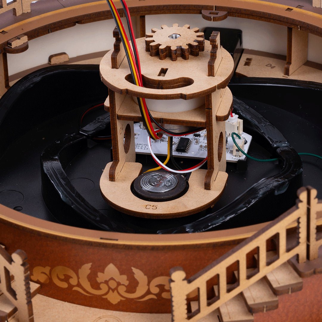 ROLIFE 3D Wooden Puzzles Music Box Classic Carousel by LAB7 Malta, Europe