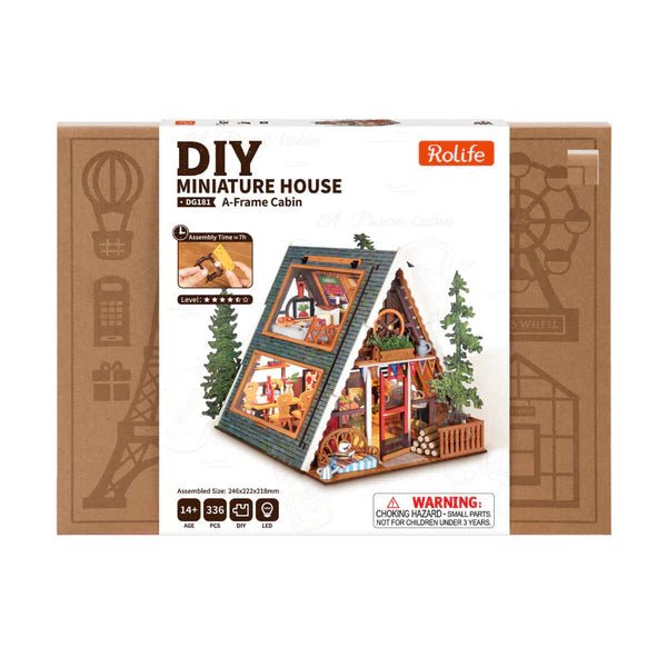 Rolife A-Frame Cabin DG181 – DIY Miniature House Kit in Malta | LAB7