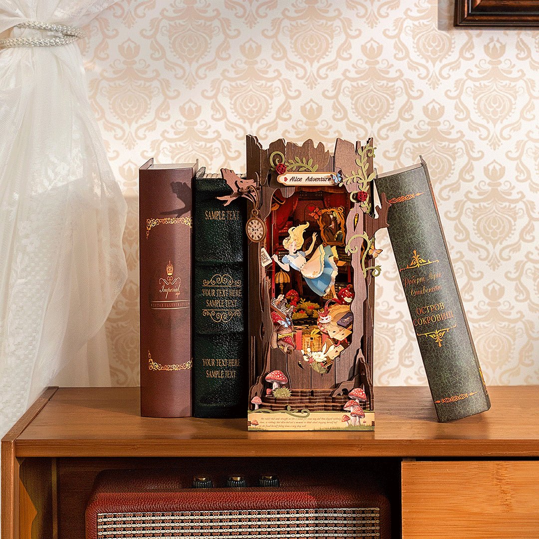 Rolife Alice Adventure TGB12 – DIY Fantasy Book Nook Shelf Insert in Malta | LAB7