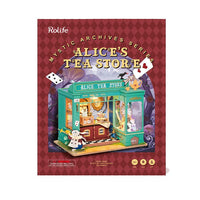 Rolife Alice's Tea Store DG156-C DIY Miniature House Kit with LED Lights