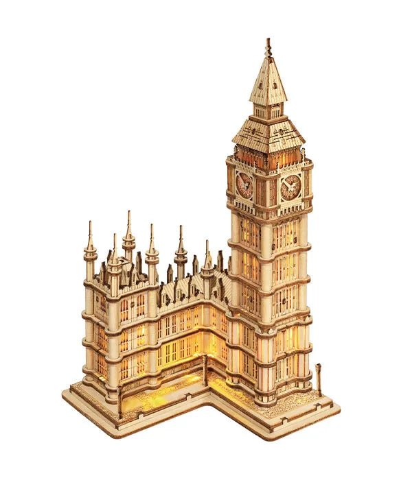 Rolife 3D Wooden Puzzle Big Ben With Lights TG507 by LAB7 Malta, Europe