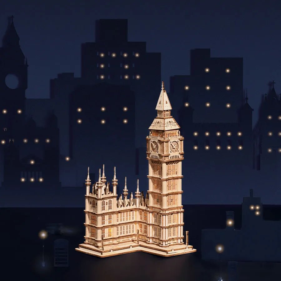 Rolife 3D Wooden Puzzle Big Ben With Lights TG507 by LAB7 Malta, Europe