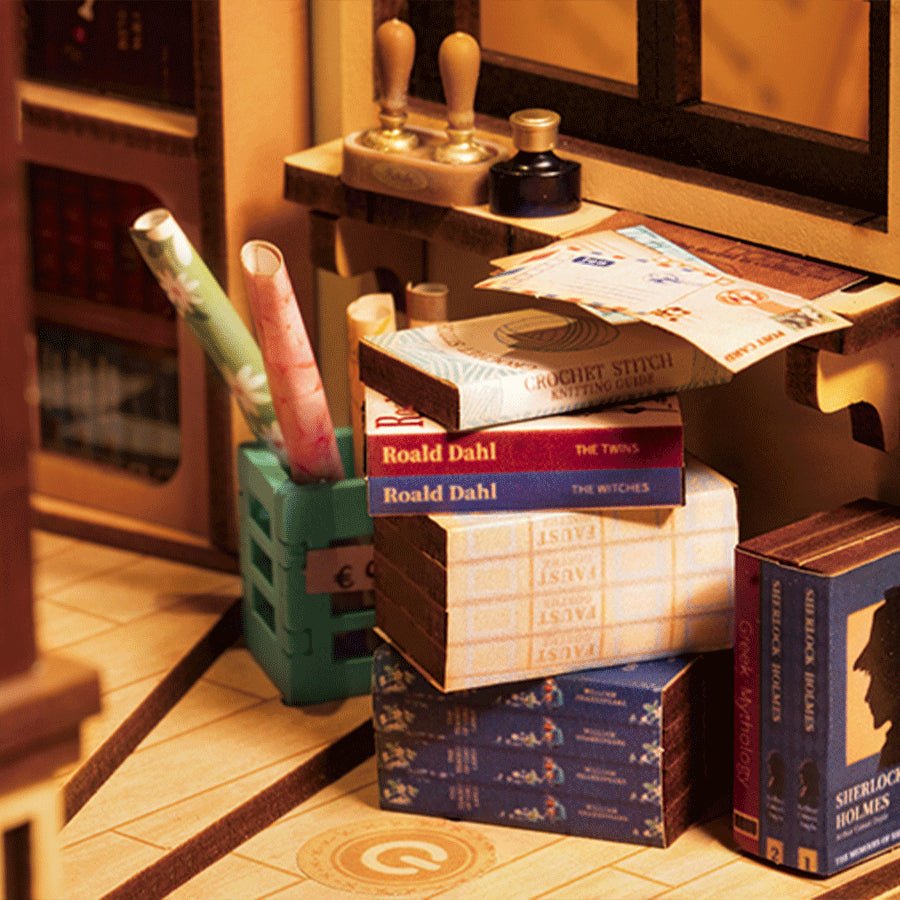 Rolife Bookstore TGB07 – DIY Book Nook Shelf Insert Kit in Malta | LAB7