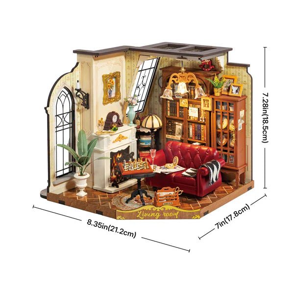 Rolife Catherine’s Living Room DG175 – DIY Miniature Living Room Kit in Malta | LAB7