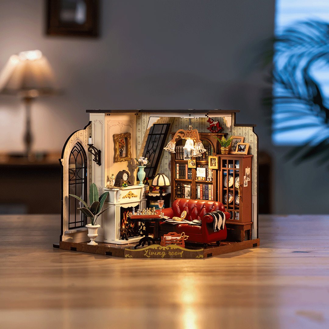 Rolife Catherine’s Living Room DG175 – DIY Miniature Living Room Kit 6946785124842 by LAB7 Malta, Europe