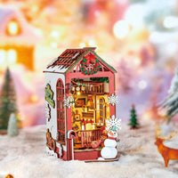 Rolife Christmas Book Nook Indoor Scene 3D DIY Kit TGC07 by LAB7 Malta, Europe