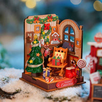 Rolife Christmas Fireplace DIY Miniature House Kit DS041 in Malta | LAB7
