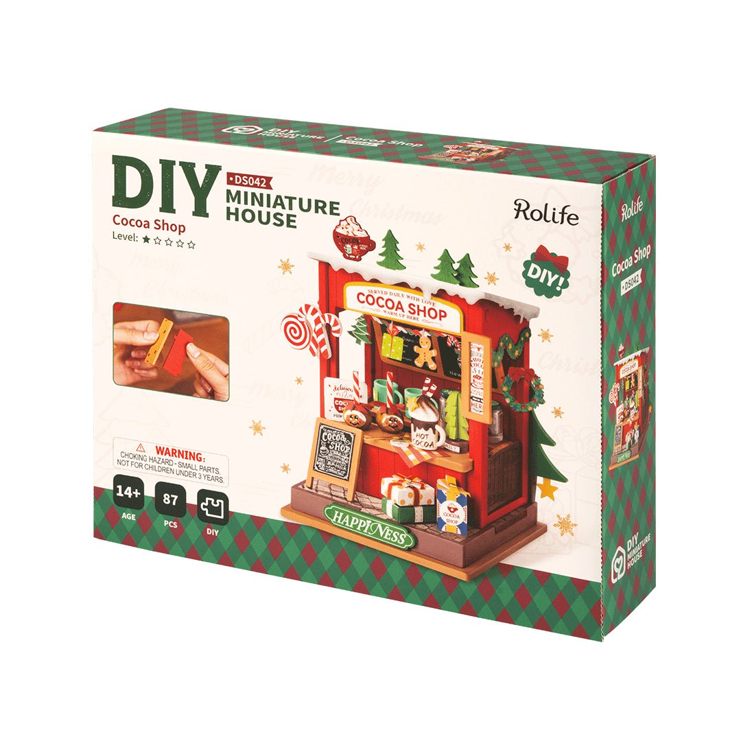 Rolife Cocoa Shop DIY Miniature House Kit DS042 6946785121131 by LAB7 Malta, Europe
