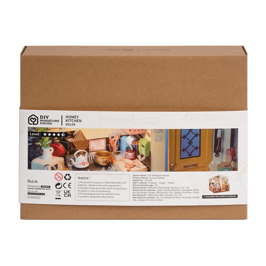 Rolife DIY Miniature House Cozy Kitchen DG159 by LAB7 Malta, Europe